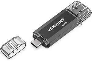 Vansuny 128GB Type C Flash Drive: Expandable Storage for Phones and Computers
