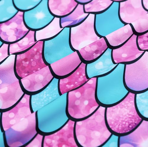 Girls' One Piece Swimwear Cartoon Printed Hawaiian Swimsuits for 3-12 Years4