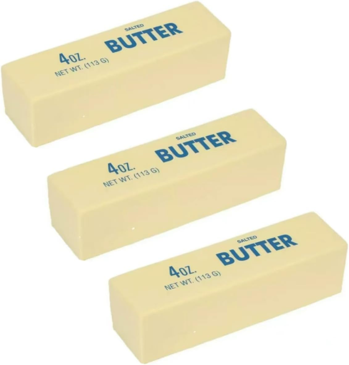 2026 New Butter Squishy Slow Rebound Stress Ball - Realistic Butter Stick Soft Squeeze, Upgrade Wet Slow Rebound Stress Relief Fidget Toy for All Ages (3pcs)