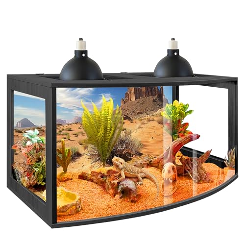 PROLEE Curved Acrylic Reptile Enclosure