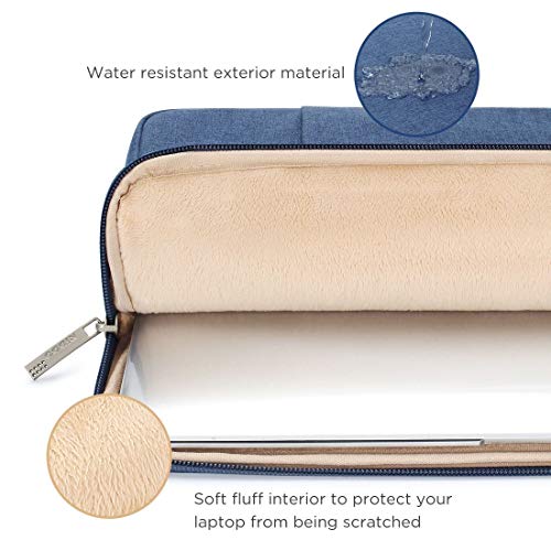 Nidoo 14 Inch Laptop Sleeve Computer Case Portable Carrying Bag For 14" Notebook / 14" Lenovo Thinkpad X1 Carbon / 14" Thinkpad T14 L14 / 15" Macbook Air M2 2023/15" Surface Laptop 4 3 / Hp, Blue #TOP3