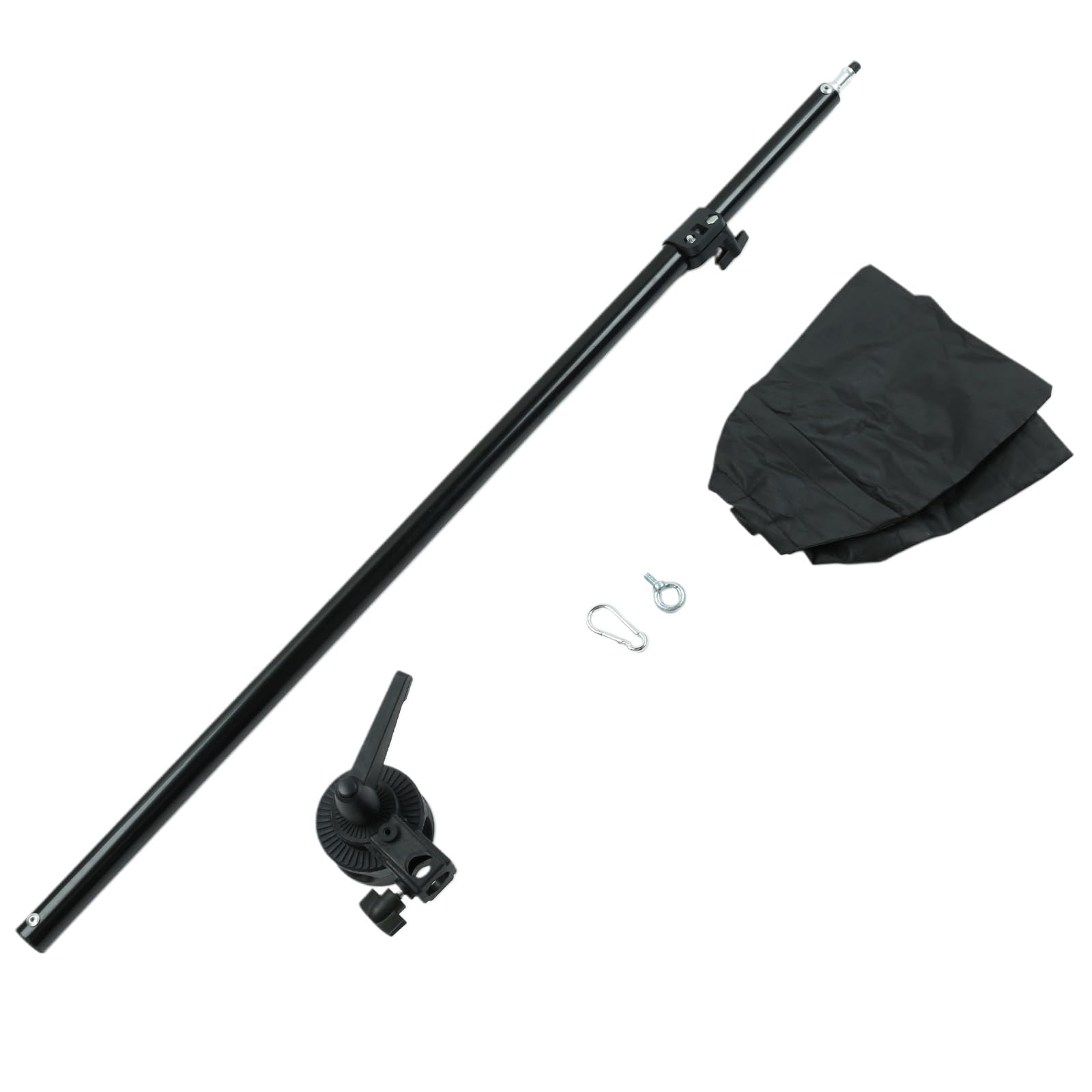 oringnat Adjustable Photography Boom Arm 76 135cm with Sandbag and Clamp for Studio Lighting