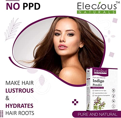 Polvo Indigo y Henna para Cabello Elecious Naturals 400g miniatura 3