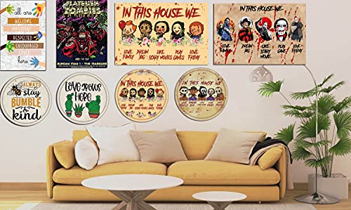 Vintage Girl Metal Plate Tin Sign Farm Chicken I Just Want To Work In My Garden And Hang Out With My Chickens Poster Metal Tin Sign Wall Plaque For Home Kitchen Bar Coffee Shop 5.5X8Inch #TOP2