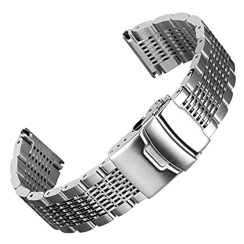 Bracelet de plongée Straches en acier inoxydable 20mm 22mm avec boucle déployante