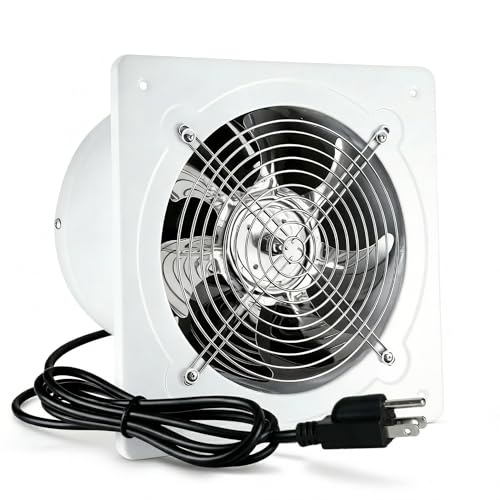 RLOZUI 6 inch Exhaust Fan, 382CFM Wall Mounted Vent...