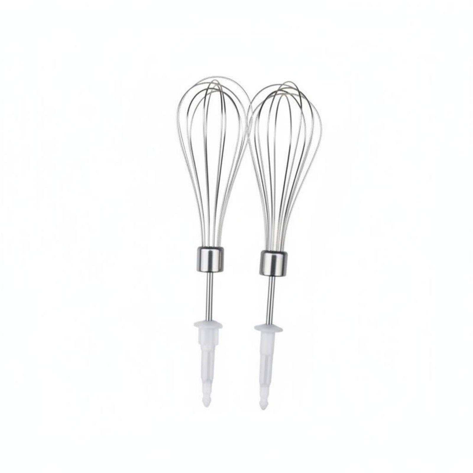 2 Pieces Hand Mixer Parts Universal Fit Electric Mixer Replacement Beaters Easy to use Stainless Steel Whisk Attachment for Home Cooks 12-Wire Pair-image-18