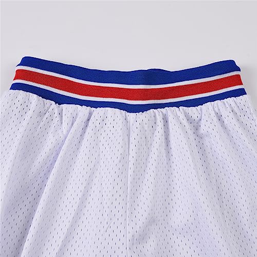 Youth Space Movie Basketball Shorts 90s Sports Shorts for Kid for Halloween White S-XL3