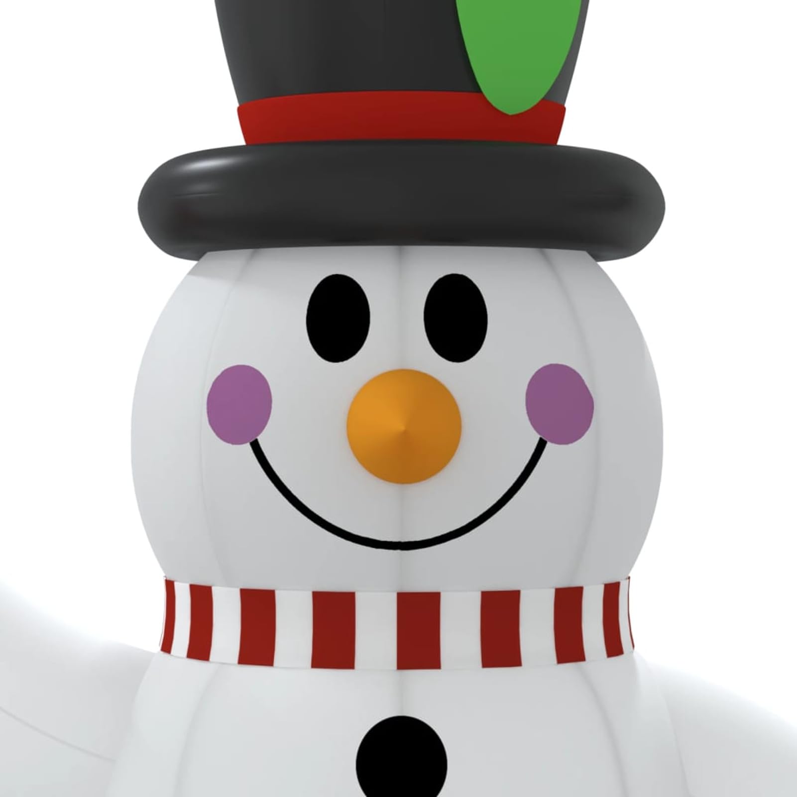 Homgoday Muñeco de nieve hinchable con LED 300 cm, muebles de interior/exterior