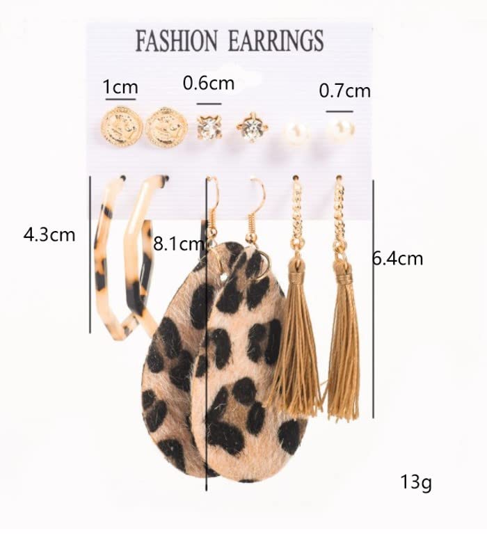 Image of ANNACREATIONS Stylish combo of pearl stud hoop earrings set for Women Girls