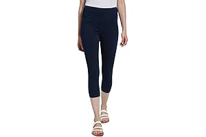 Lyssé Women's Denim Capri Leggings