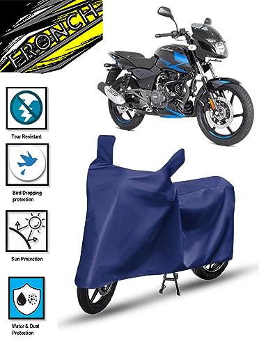Image of Waterproof Bike /Scooty Cover For Bajaj Pulsar 150 (Pulsar 150 Bike Cover /Pulsar 150 Bike Cover Waterproof /Bajaj Pulsar 150 Bike Cover), Blue