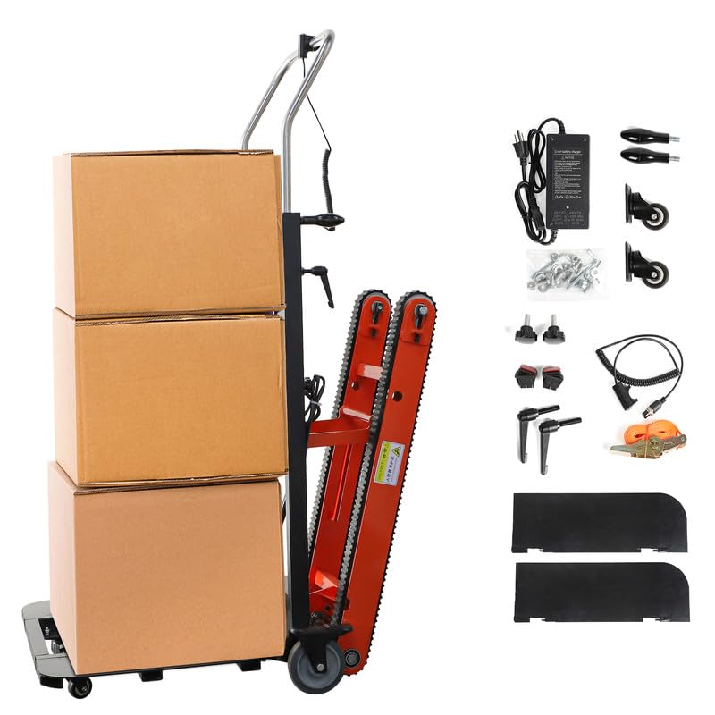 Carretilla eléctrica escalera 441 lbs capacidad 400W miniatura 1