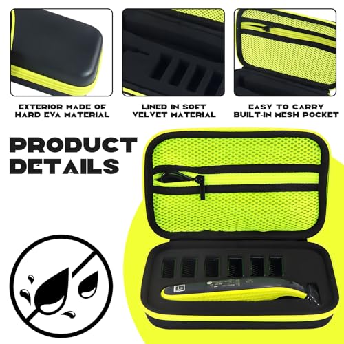 Beschermhoes voor elektrisch scheerapparaat Accessoires Philips OneBlade QP2520/30, QP2520/65, QP2530/30, QP2630/30, opbergdoos - Afbeelding 5