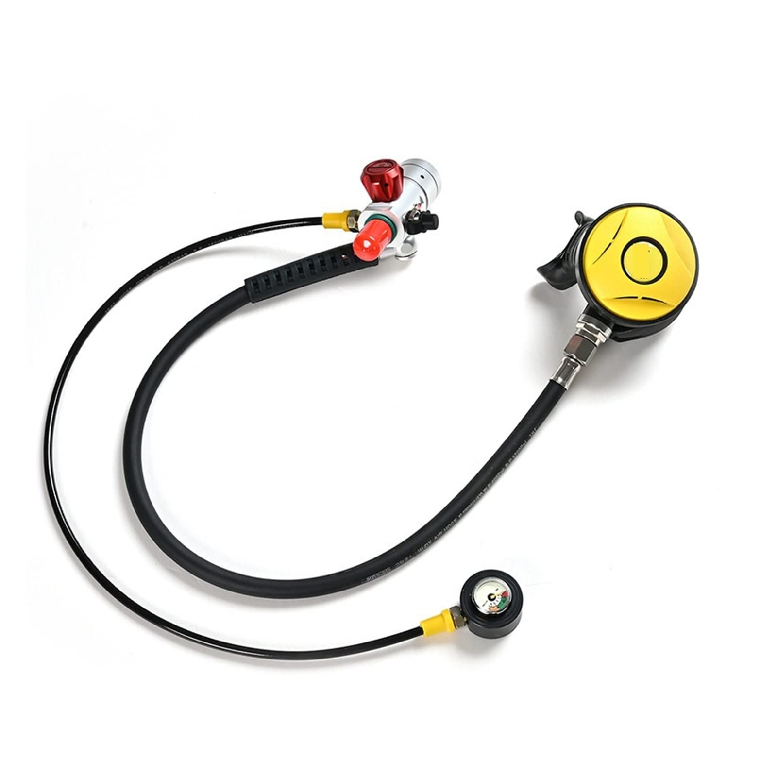 Dcdcd —Level+Level 2 (Silver) 3 Liters Diving Snorkeling Equipment Diving Respirator Fish Gill Oxygen Cylinder Spare(—Level+Level 2 (Silver))