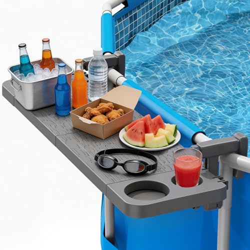 Poolside Bar, Above Ground Pool Bar Table, Clip On...