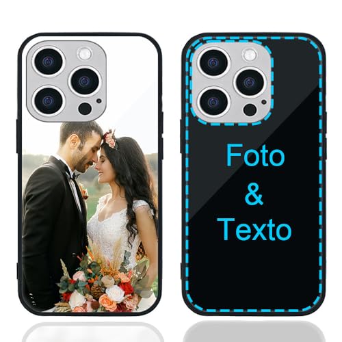 Ya en manzanajugosa.com: MXCUSTOM Funda Personalizada para Apple iPhone 16 Pro, Carcasa Personalizado Teléfono móvil Anti-Rasguños Vidrio Templado Parachoques Suave con Foto Imagen Texto Diseña (GHS-BK-P1)