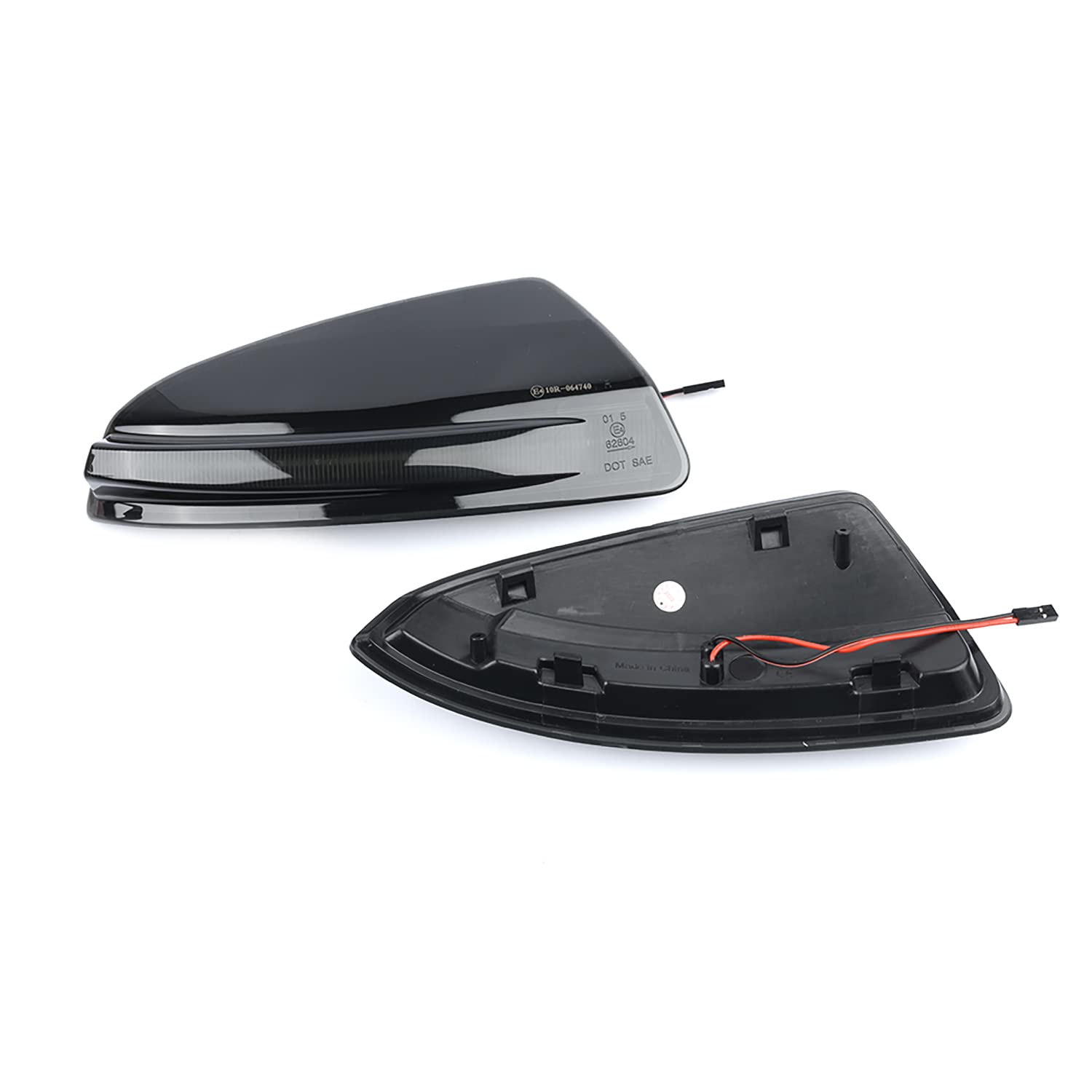 Dynamische LED-Außenspiegelanzeige Sequentieller Blinker Fließender Seitenspiegelblinker für M-ercedes Benz C-Klasse W204 / S204 C230 C320 2007–2011 Vorfacelift, Viano Vito 2010–2014