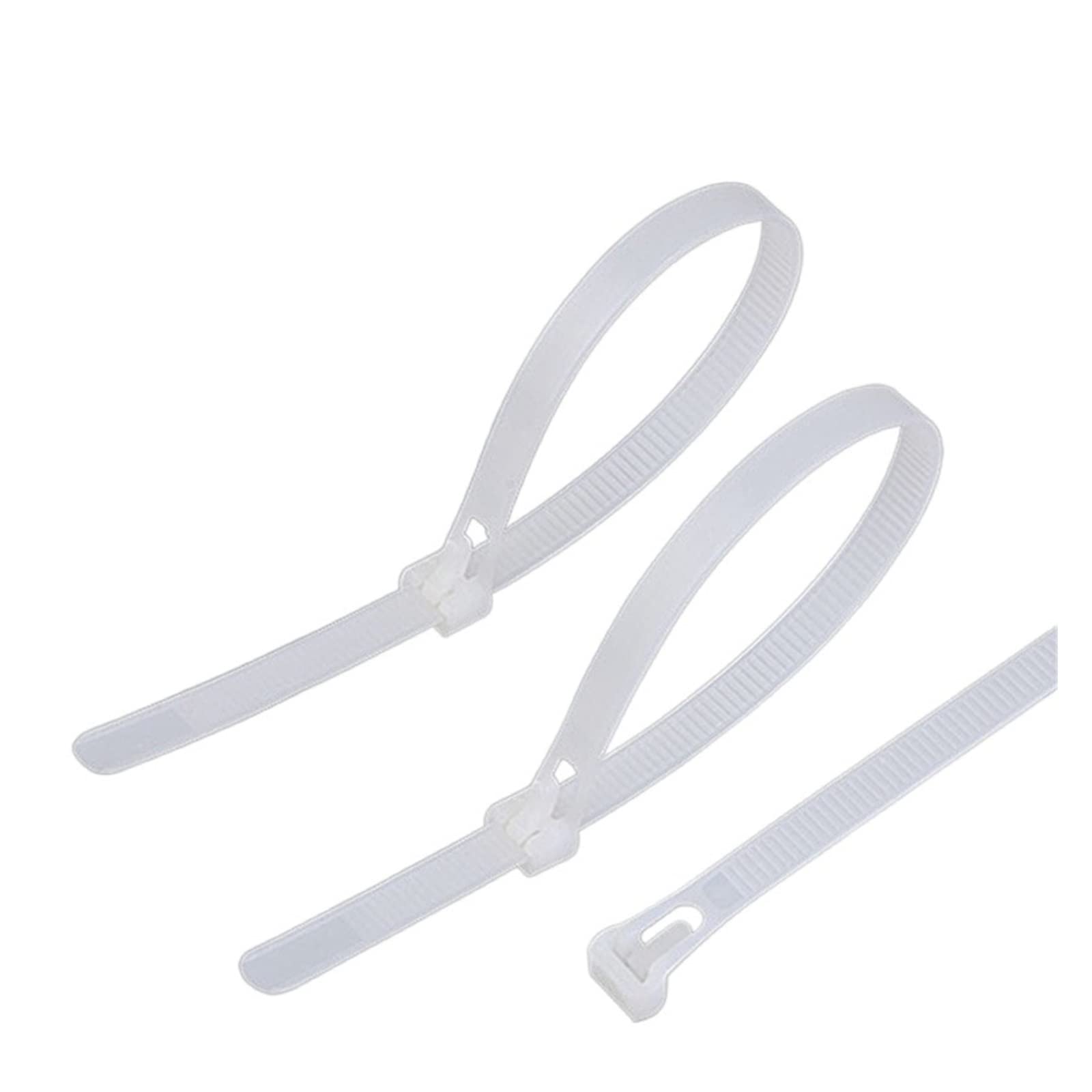 Lösbarer Kabelbinder Wiederverwendbarer Kunststoff-Nylon-Kabelbinder Compatible With Entriegeln(100pcs 8x150mm,18)
