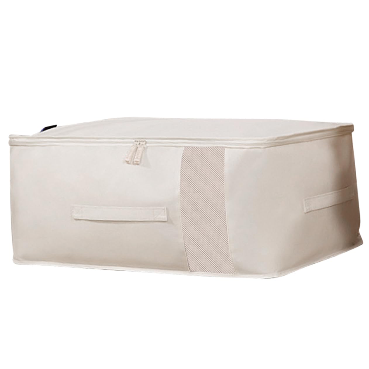 Ciieeo Large Capacity Comforter Storage Bag with Transparent Window for Organizing Blankets Quilts Clothes Design with Easy Open Zippers for Closets and Under Bed Storage