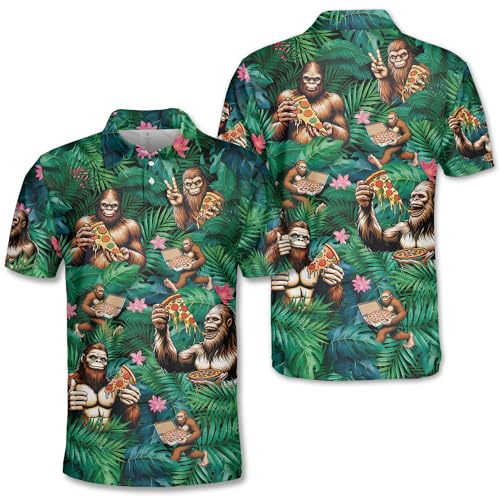 Polo Shirts for Men Golf Polos Mens Polo Shirts Short Sleeve Button Up Shirt Men2