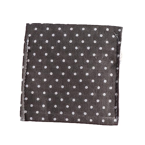 Mipcase Brown Dot Linen Sanitary Napkins Organizer Womens Secret Pouch Holder Case for Menstrual Pads Stylish Sanitary Pad Holder and Womens Sanitary Purse
