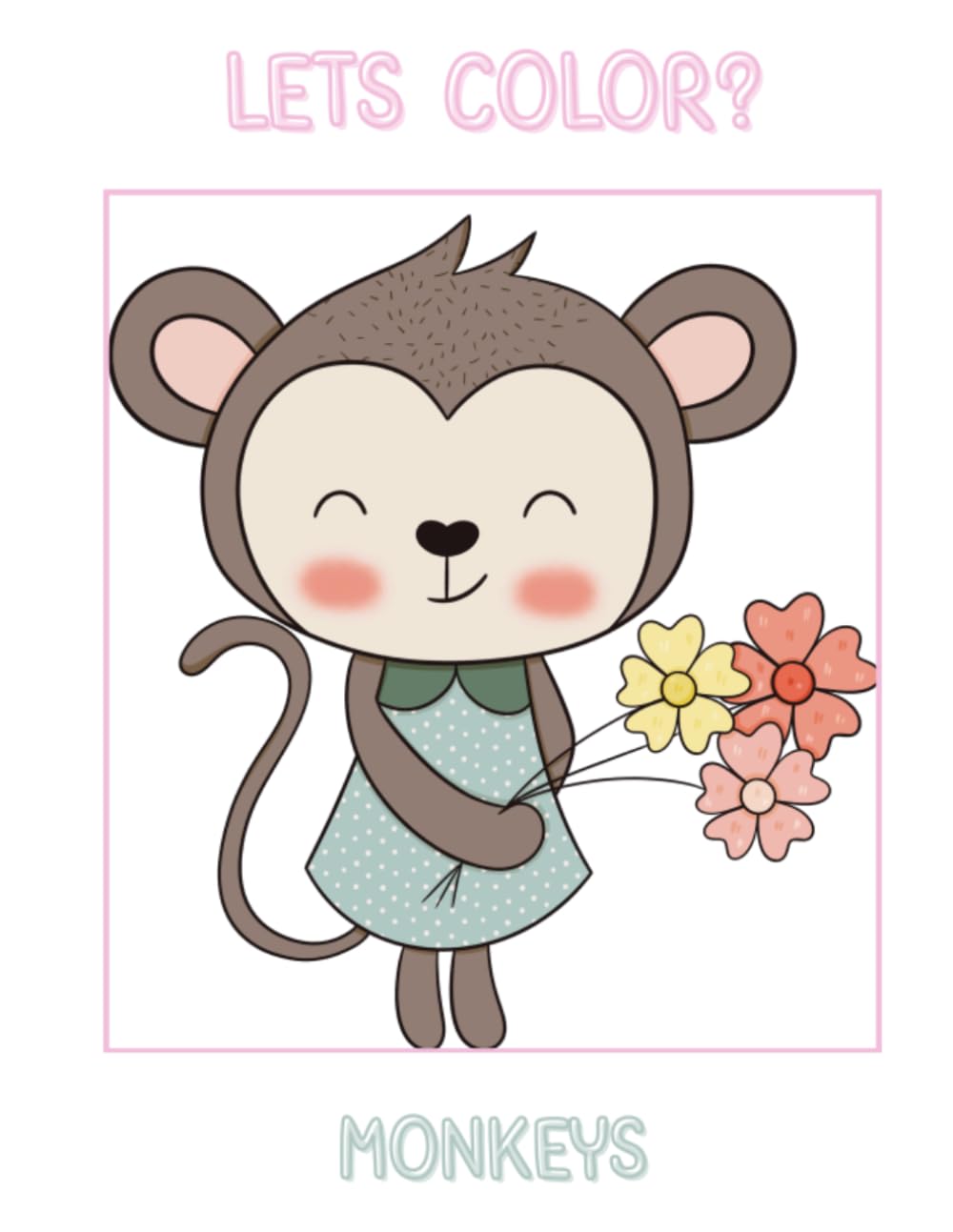 Cute Animals Coloring Book for Kids: Fun and Easy Coloring Pages with Adorable Animals for Creativity, Relaxation, and Learning