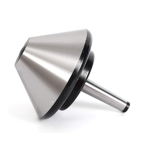 Miniatura 4 de ButterFox MT2 Torno Bull Nose Live Center 5 '' (4.724 in) Morse Taper #2 Herramienta Broca 75 Grados