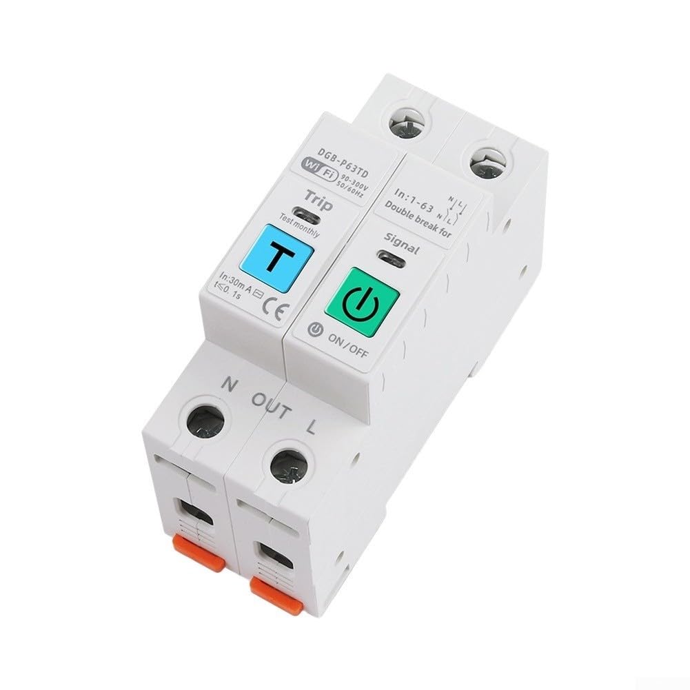 Disyuntor para inteligente WiFi 1-63A Protección Voltaje Disyuntor