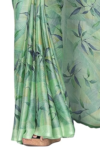 Image of MIRCHI FASHION Women's Ready to Wear 1 Minute Drape Chiffon Printed Saree with Blouse Piece