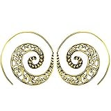 messing perlen 3mm ✅COOLE VINTAGE DAMEN OHRRINGE, GANZ FEIN VERARBEITET - MASSIV UND DENNOCH LEICHT - HALTEN VIEL BESSER IM OHR - AUßERGEWÖHNLICHE HINGUCKER IN ELEGANTEM GOLDTON!!!