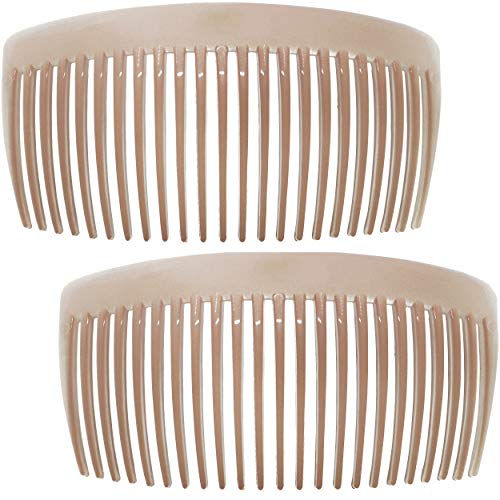 Camila Paris CP2912 Hair Side Comb, 4" Large French Twist Hair Combs Clips