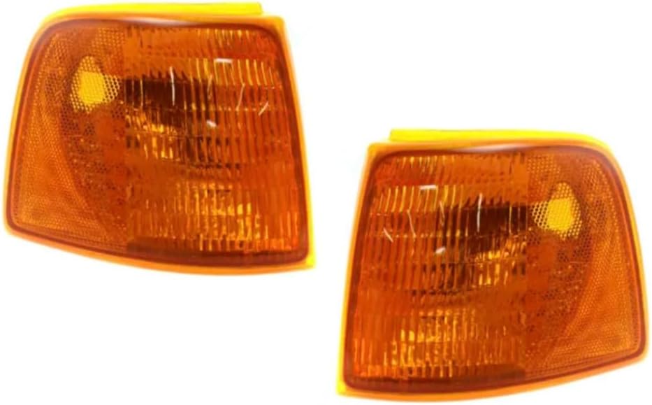 For Ford Ranger Parking/Signal Marker Light Assembly Unit 1993 94 95 96 1997 Pair Driver and Passenger Side | FO2520118 | FO2521116 | F37Z 13201 A