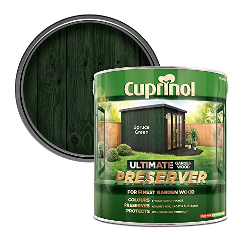 Cuprinol CUPGWPRESG4L 4L Ultimate Garden Wood Preserver - Spruce Green