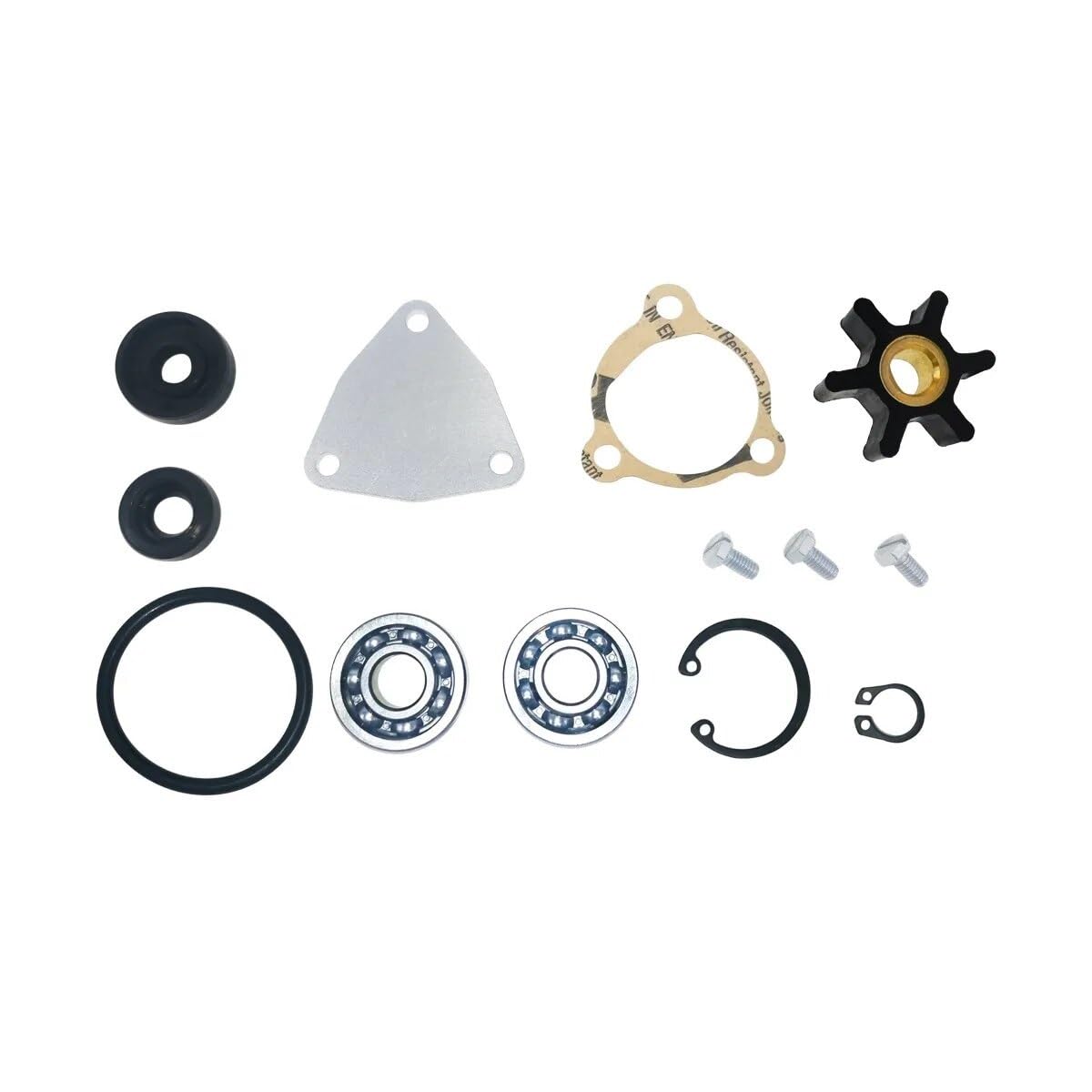 Evmjpmygq Onecolor Service Kit For Marine Water Pump Compatible With Engine Models 1Gm And 1Gm10 – Replaces Part Numbers 128170-42000 And 128170-42200