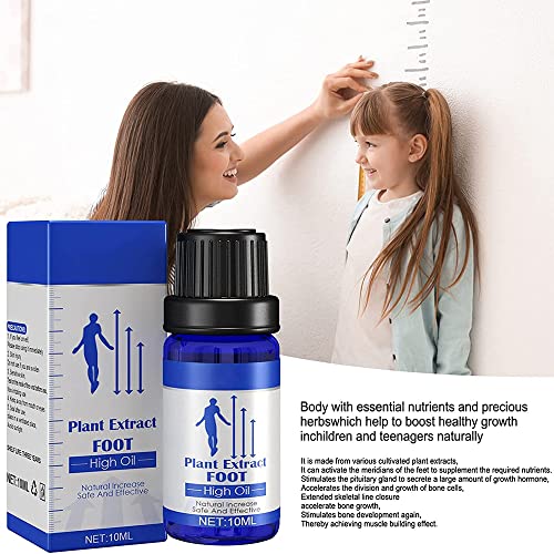 Sci-Effect Height Growth Foot Oil, 10Ml Plant Extract Foot High Oil, Natural Herbal High Growth Essential Massage Oil, Increasing Height Body Taller Care Serum For Adolescent Bone Growth (5Pcs) #TOP1