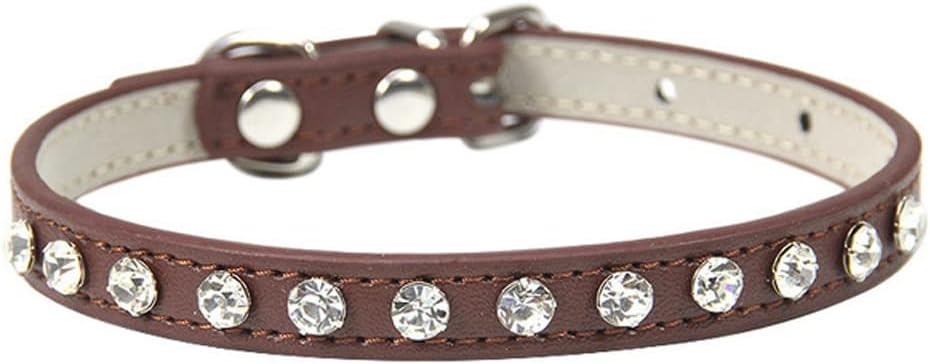 Adjustable Puppy Collar Cat Leather Watchband Kitten Accessories
