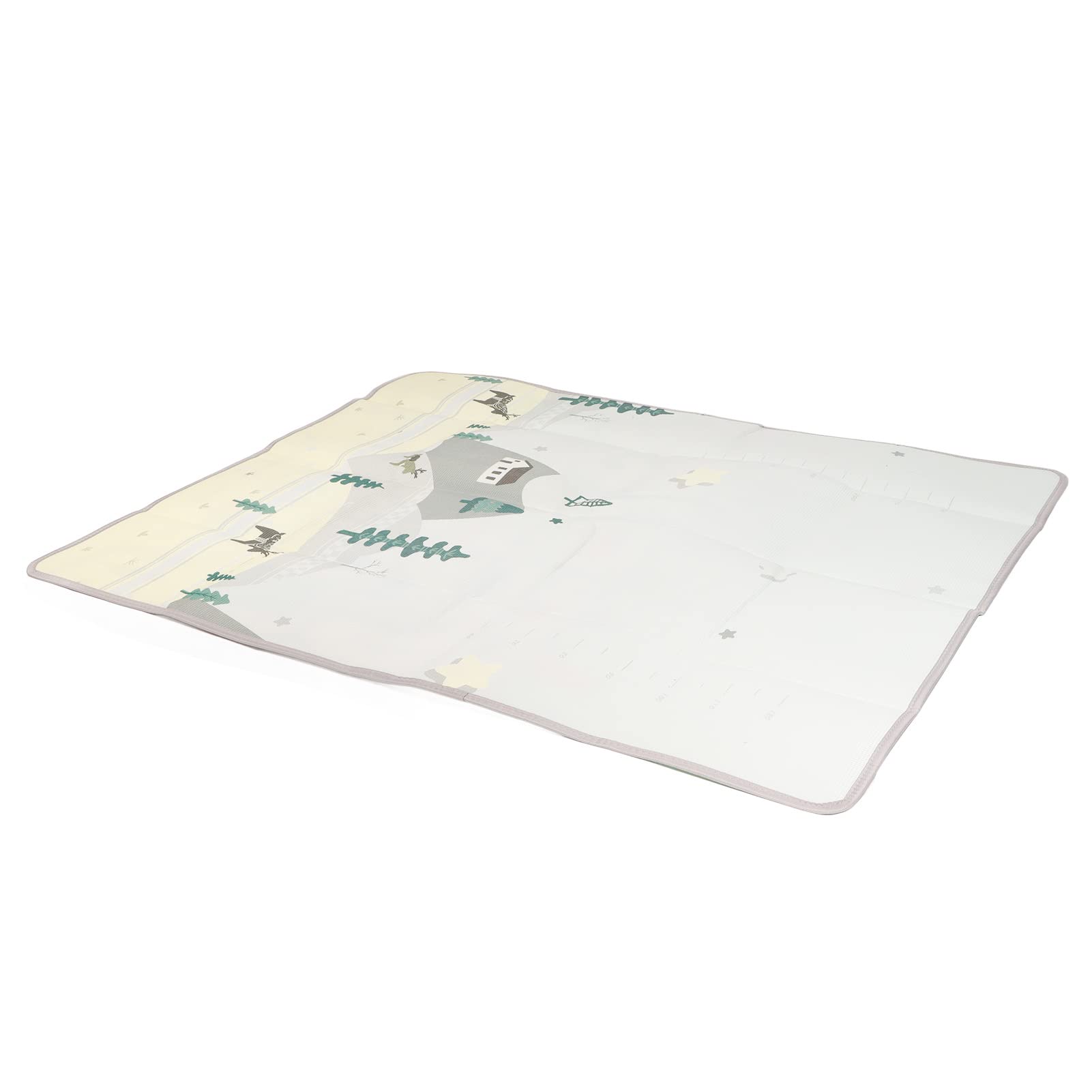 Omabeta Baby-Spielmatte, Schaumstoff-Krabbelmatte mit Aufbewahrungstasche, Faltbare, Leichte Spielmatte für den Innen- und Außenbereich, Picknickdecke 180 X 150 X 0,5 Cm