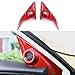 XITER 2pcs ABS Car Interior Front Door Speaker A-Pillar Cover Trim Accessories For Honda 10th Civic 2016 2017 2018 2019 2020 2021 (RED)