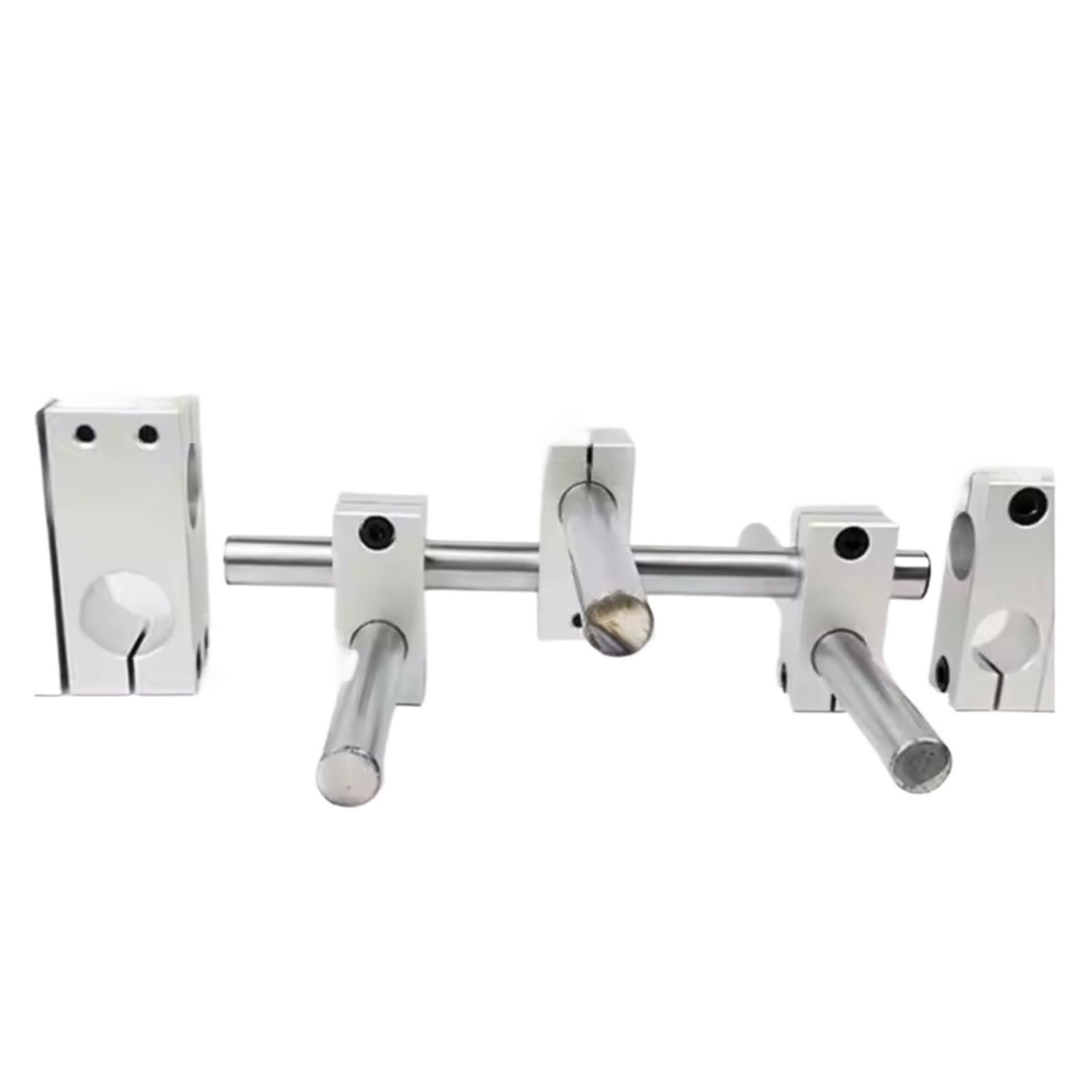 Support de fixation d'arbre en alliage d'aluminium, 1 pièce, pince de fixation de pilier avec arbre de guidage parallèle fileté(Bore diameter - 30mm)