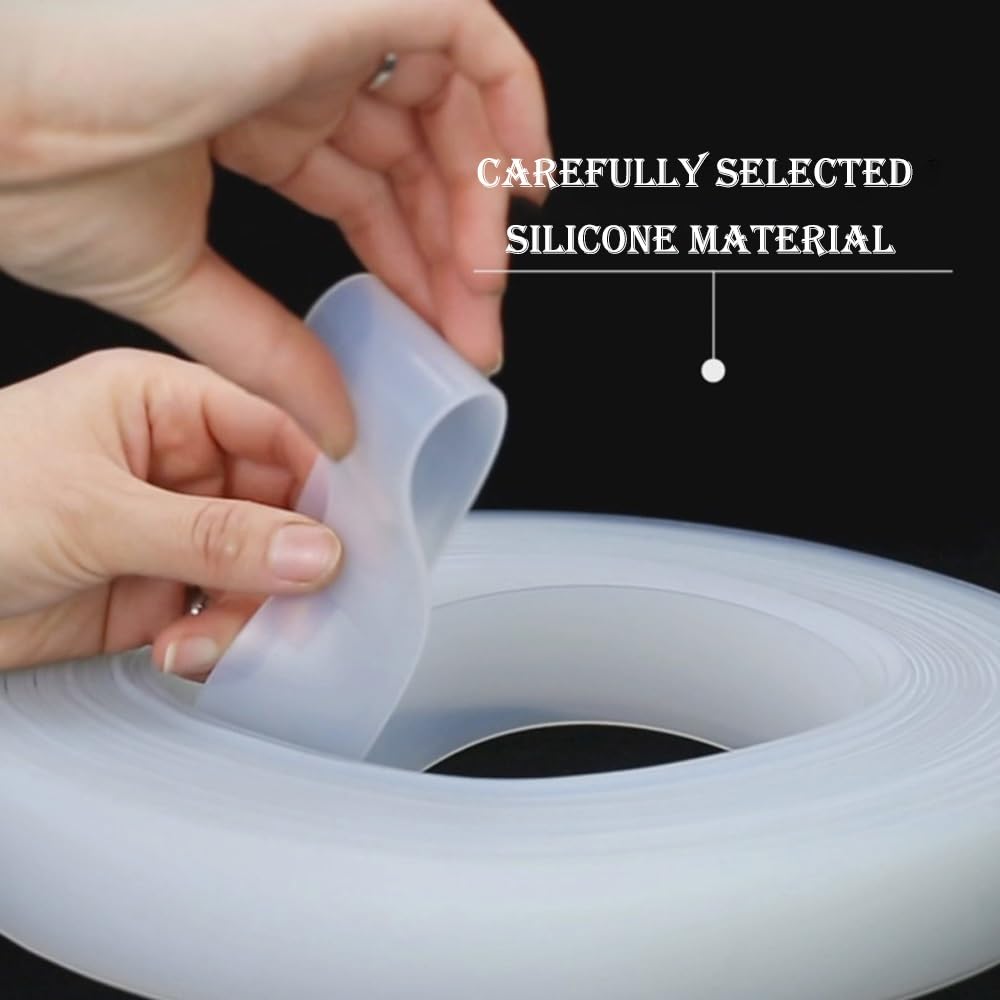 Striscia sigillante in silicone - Lunghezza 10 m, larghezza 10-120 mm, spessore 1-5 mm, riempitivo for fessure resistente al calore for porte, finestre e uso automobilistico(3mmx120mm)