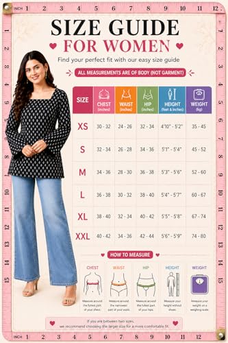 Image of SONISHA Women's Rayon Floral Print Short Kurti for Women Elegance Square Neck, Long Sleeves with Style Criss Cross Back Kurti, Top for Office Wear, Casual, Outdoor