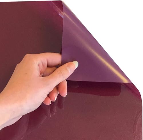 Miniatura 3 de Siser EasyWeed Rollo de vinilo de transferencia de calor de 11.8 pulgadas x 25 pies (granate) compatible con Siser RomeoJuliet y otros cortadores