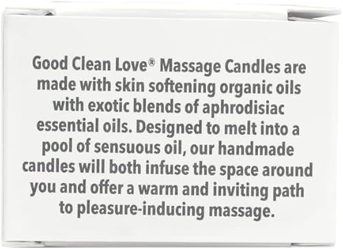Miniatura 5 de Good Clean Love Vela de masaje de especias indias, se calienta en un aceite de masaje aromático e íntimo, 100% natural, fabricada con aceites