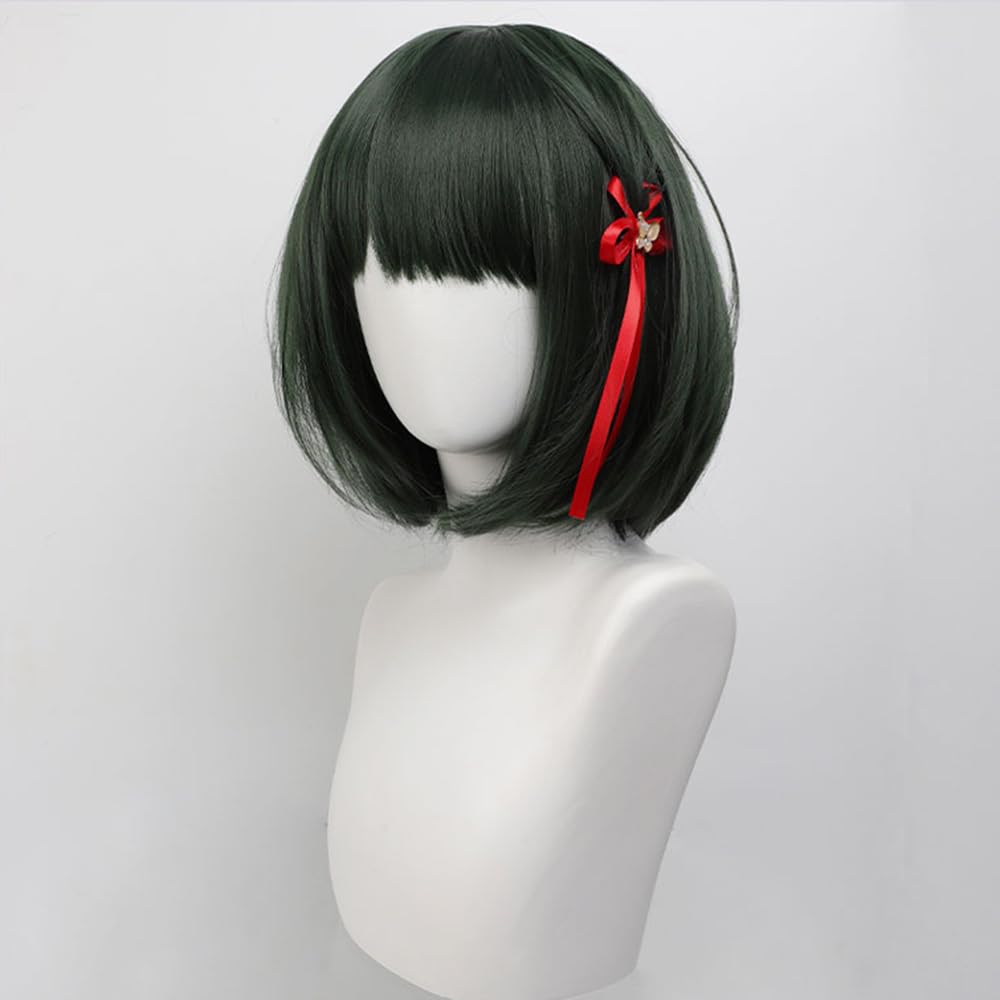 Amazon.co.jp: 百生吟子 ももせぎんこ コスプレウィッグ ボブ ダーク