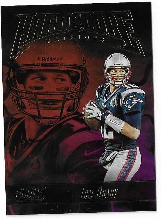 2023 Score Football #25 Tom Brady Hardscore SSP Case Hit