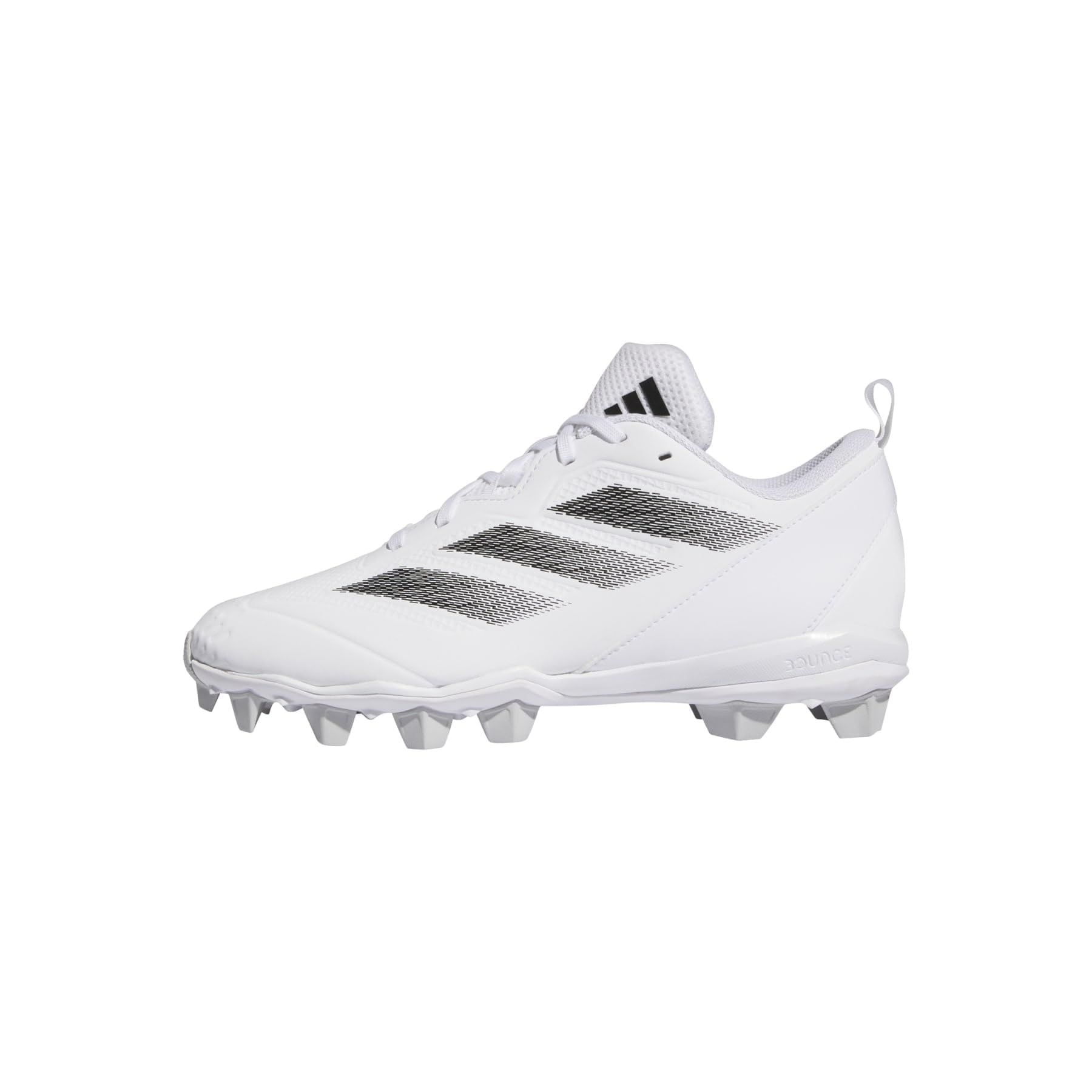 adidas Women's Adizero Instinct Molded Softball Sneaker, White/Black/Team Light Grey, 9