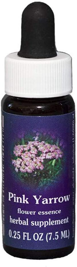 Flower Essence Services Supplement Dropper, Pink Yarrow, 0.25 Ounce