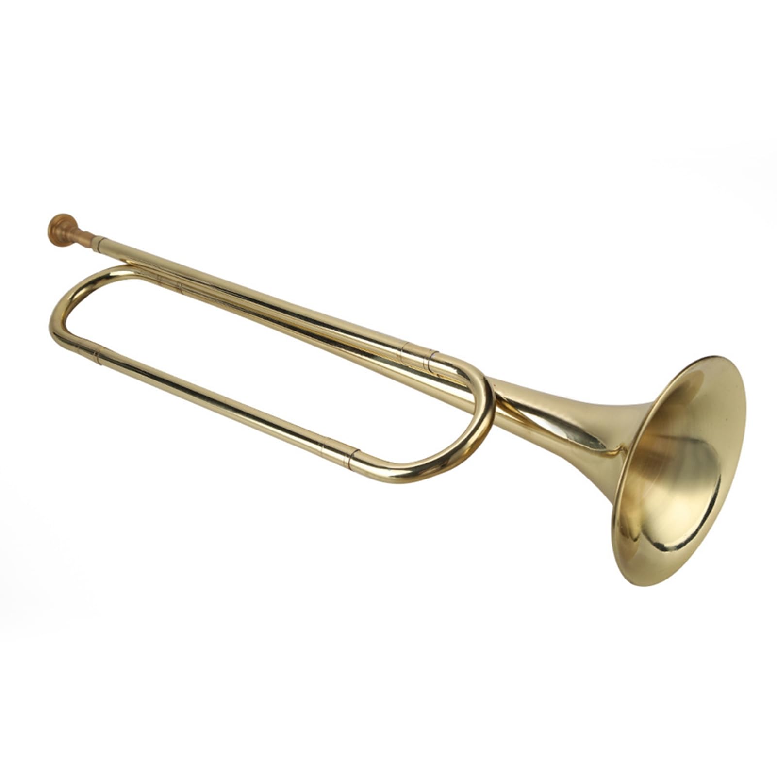 Trompette Weikeya pour fanfare scolaire, facile à utiliser, en laiton solide pour enfants et adolescents, or, Sib, durable