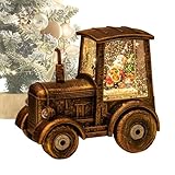 Décoration Polyvalente : Améliorez votre espace de vie avec cette charmante boule à neige tracteur, idéale pour décorer votre table, cheminée, étagère ou foyer. Cet accent décoratif évoque un sens délicieux d'élégance, s'intégrant facilement à divers décors intérieurs. Parfaite pour apporter une touche festive et nostalgique, elle enrichit votre décoration maison avec son design versatile et accueillant.